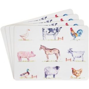 COUNTRY LIFE FARM SET OF 4 PLACEMATS