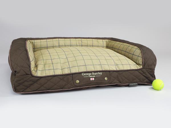 Country Sofa Bed - Chestnut Brown, Medium - 90 x 65 x 22cm