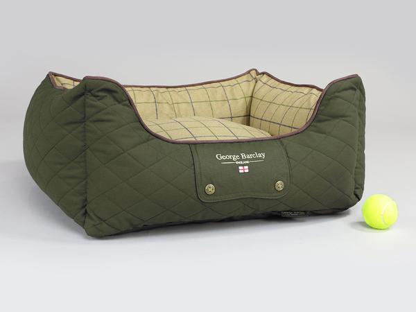 George Barclay Country Box Bed - Olive Green, Small - 60 x 50 x 27cm