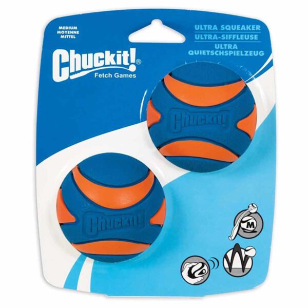 Chuckit Ultra Squeaker Medium – 2 Pack