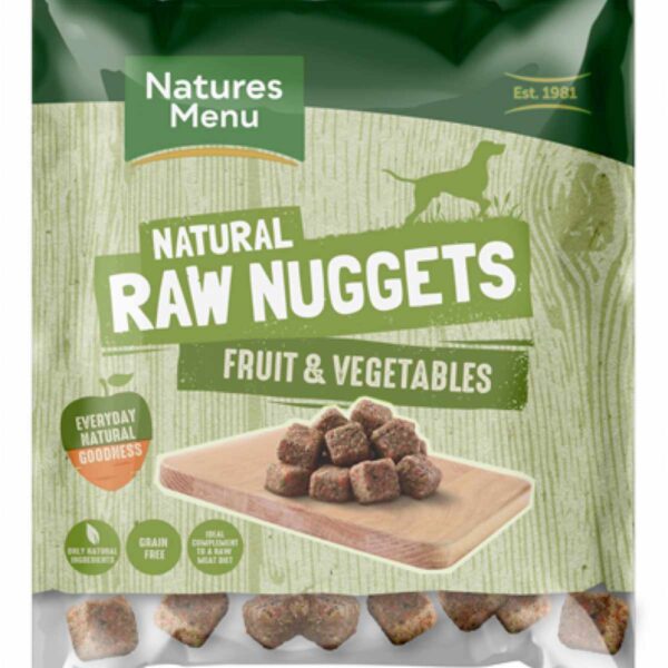 Natures Menu Raw Nuggets Fruit & Vegetables 1kg