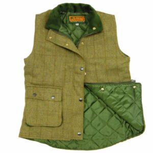 Ladies Game Tweed Gilet 5