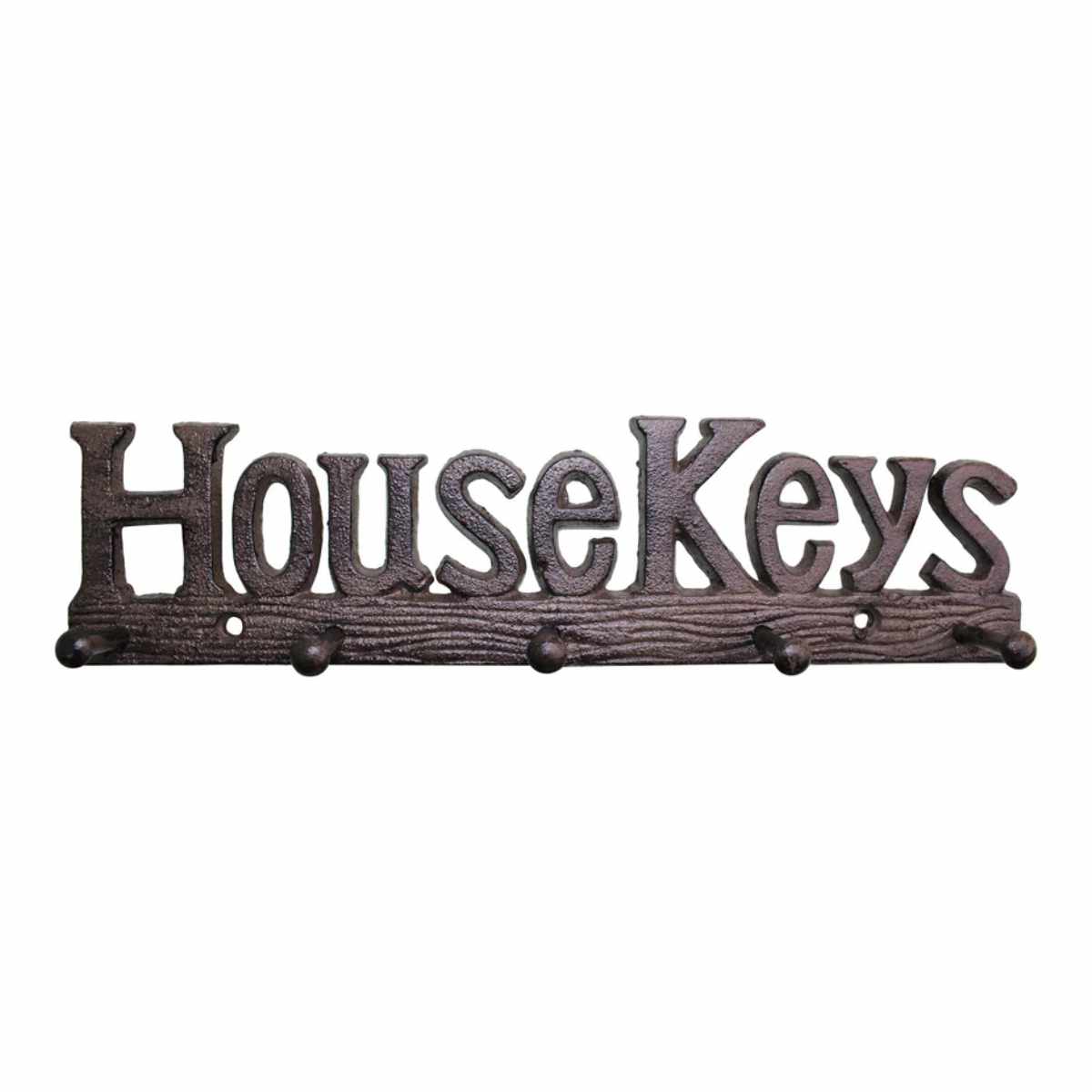 Rustic Cast Iron Wall Hooks, House Keys 3