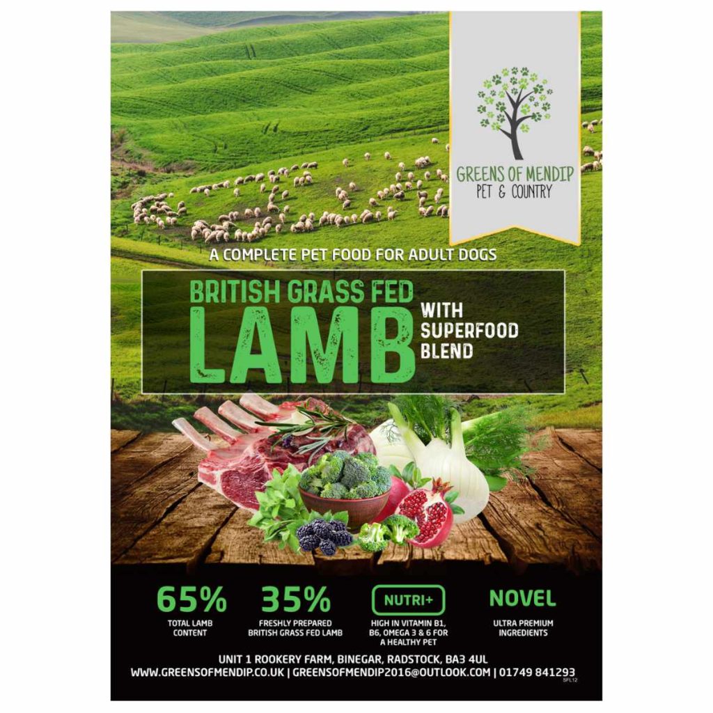 Photo inspiration: Picture Idea: Grain Free Lamb With 65 Protein Greens Of Mendip