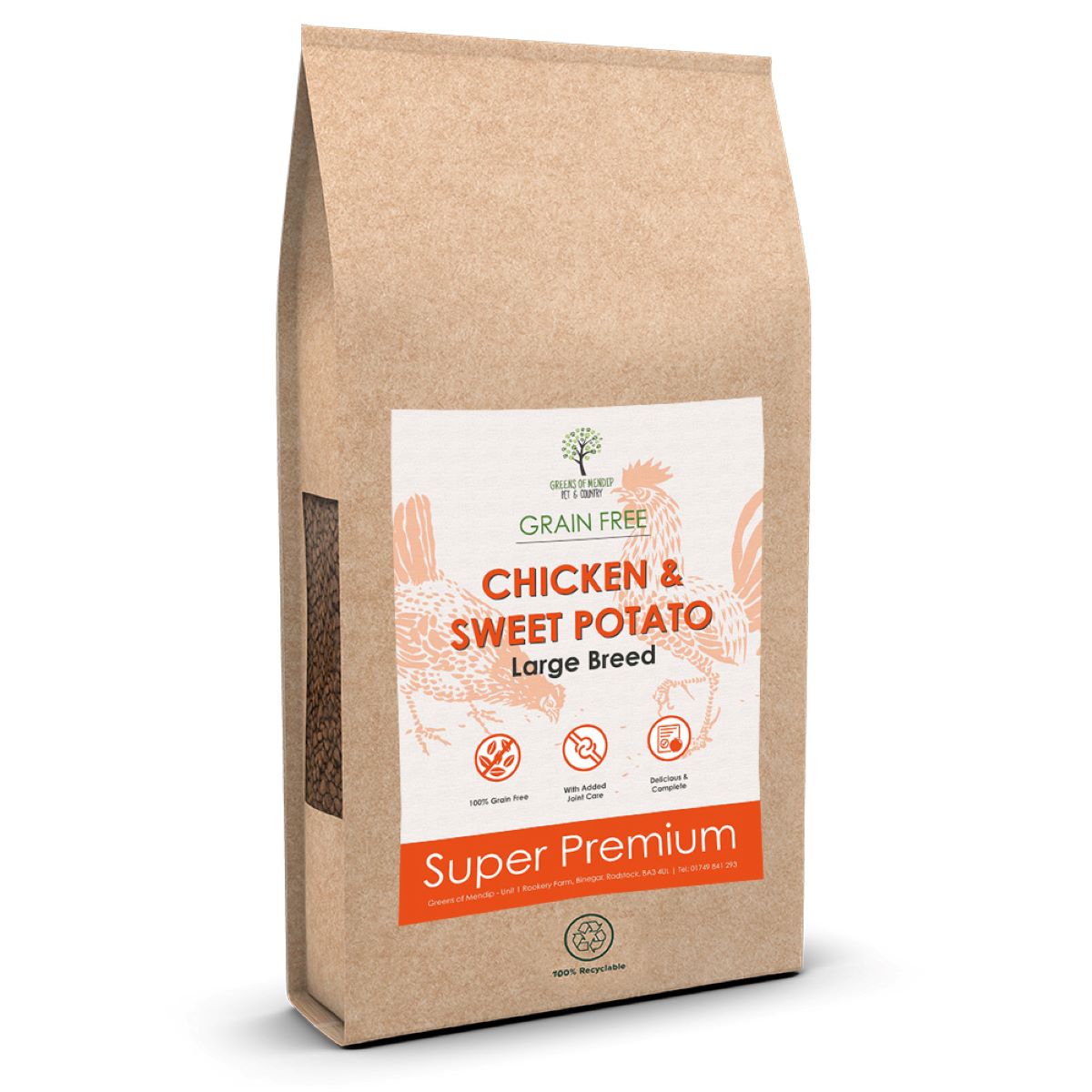 Grain Free Chicken and Sweet Potato Large Breed 12kg